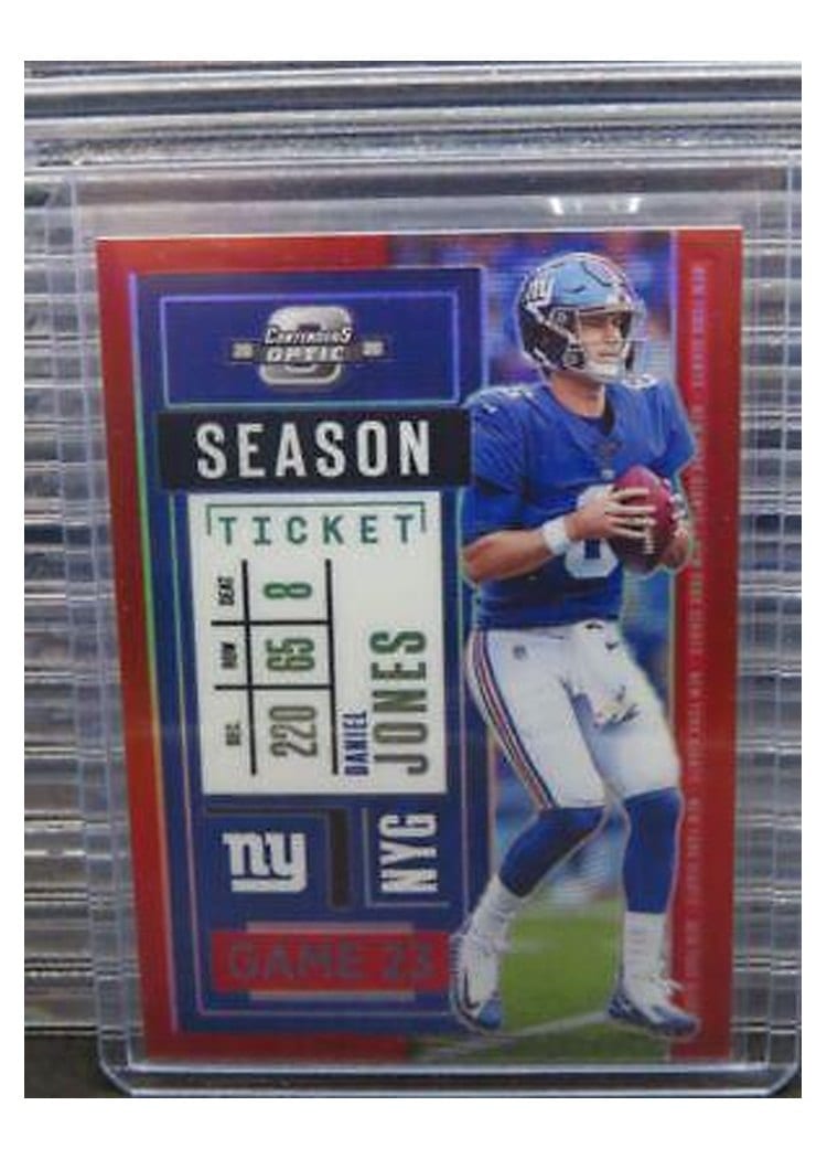 2020 Panini Contenders Optic Base Set Daniel Jones #43 card