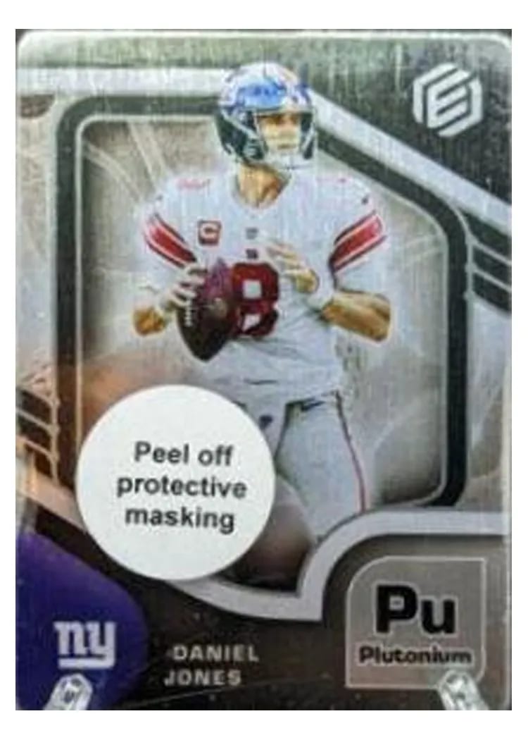 2021 Panini Elements Daniel Jones #76 card