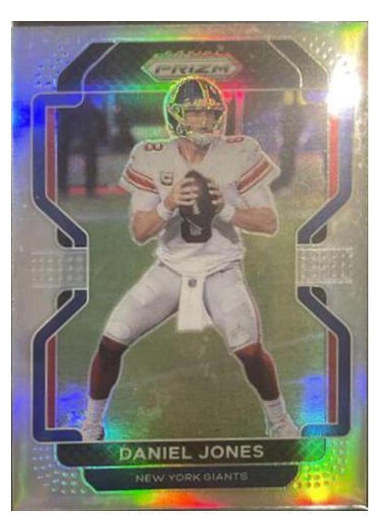 2021 Panini Prizm Base Set Daniel Jones Silver Prizm #231 card
