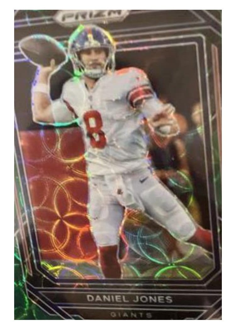 2022 Panini Prizm Base Set Daniel Jones Green Scope #217 card
