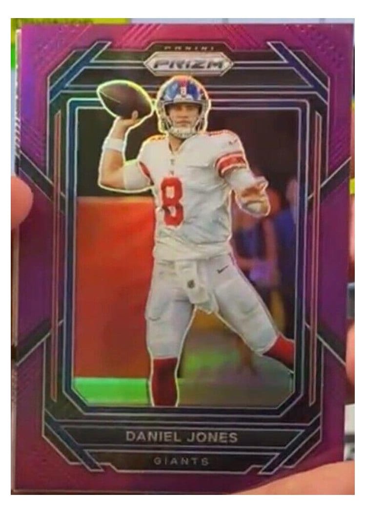2022 Panini Prizm Base Set Daniel Jones #217 card