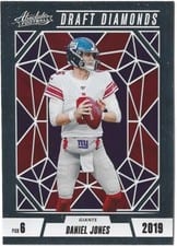 2024 Panini Absolute Draft Diamonds Daniel Jones #DD-DJS card