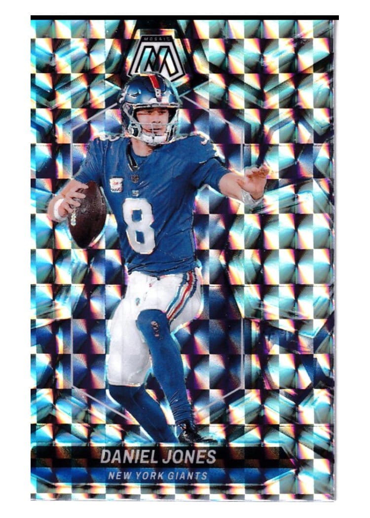 2024 Panini Mosaic Base Set Daniel Jones Silver #162 card