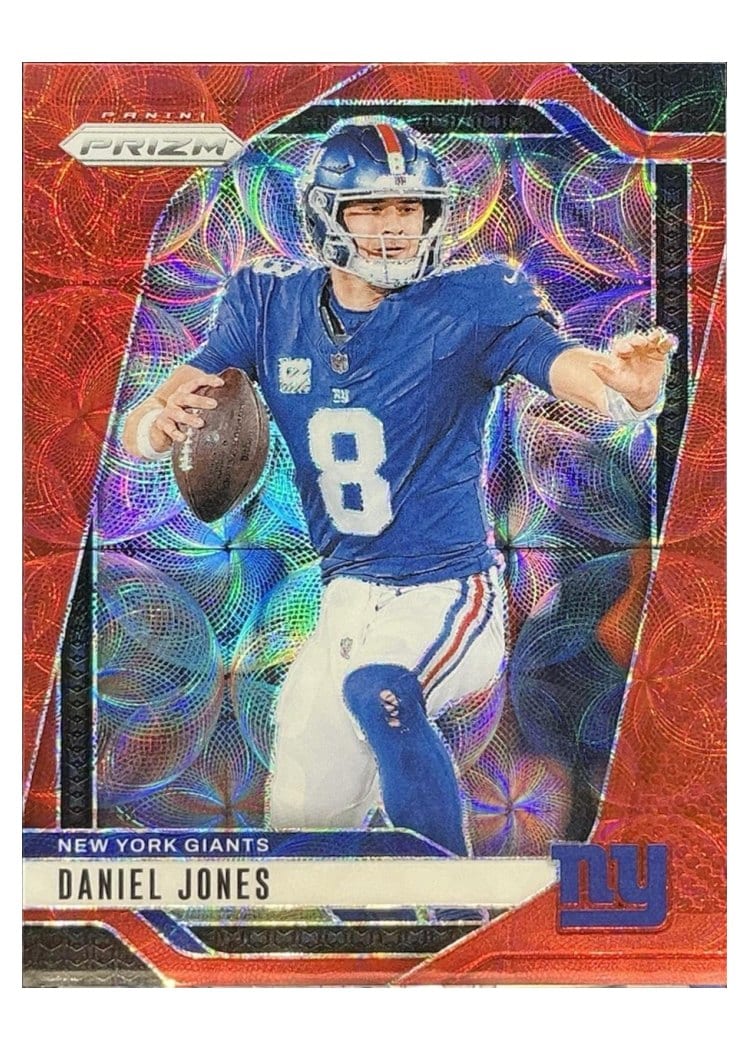 2024 Panini Prizm Base Set Daniel Jones Choice Red #212 card