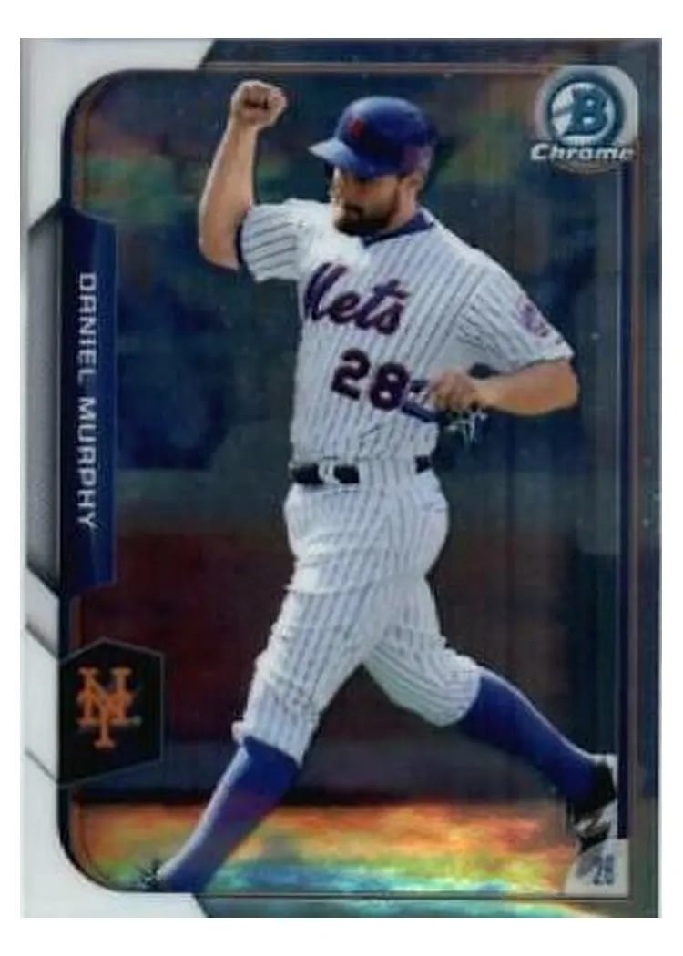 2015 Bowman Chrome Daniel Murphy #5 card