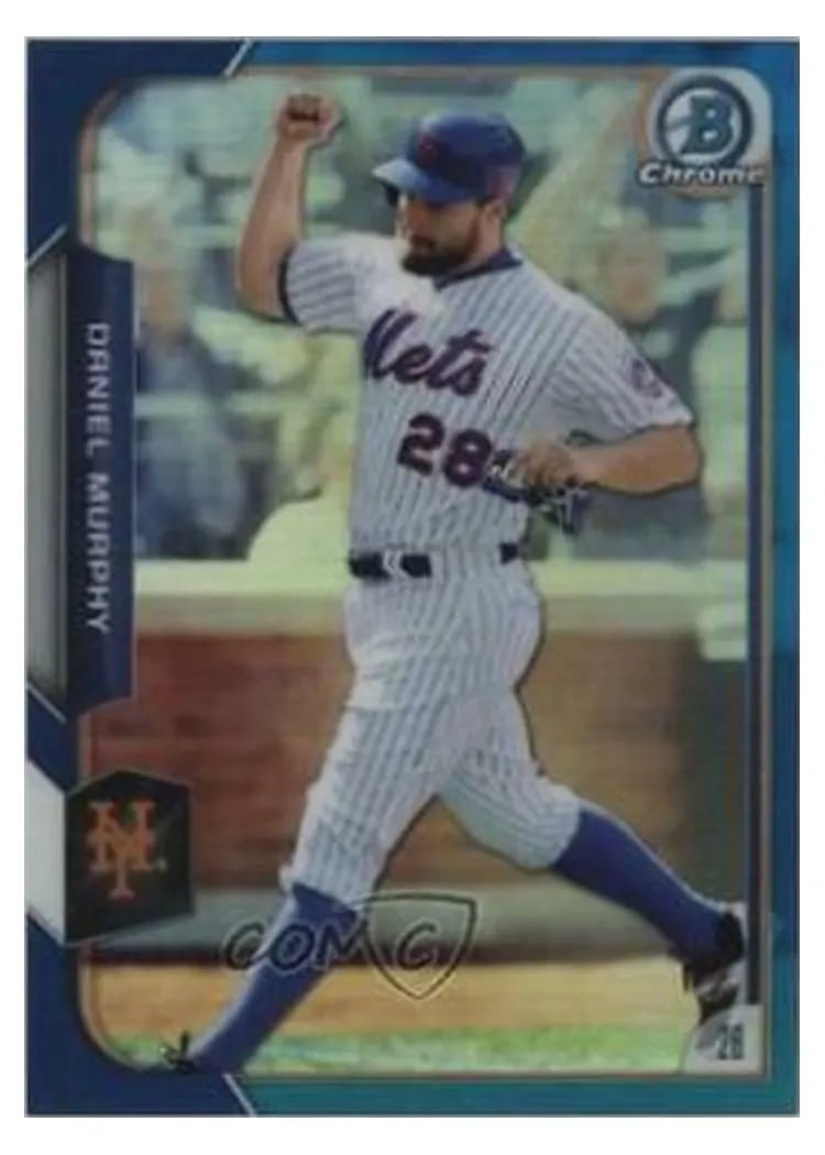 2015 Bowman Chrome Daniel Murphy #5 card