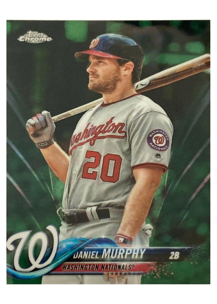 2018 Topps Chrome Base Set Daniel Murphy #196 card
