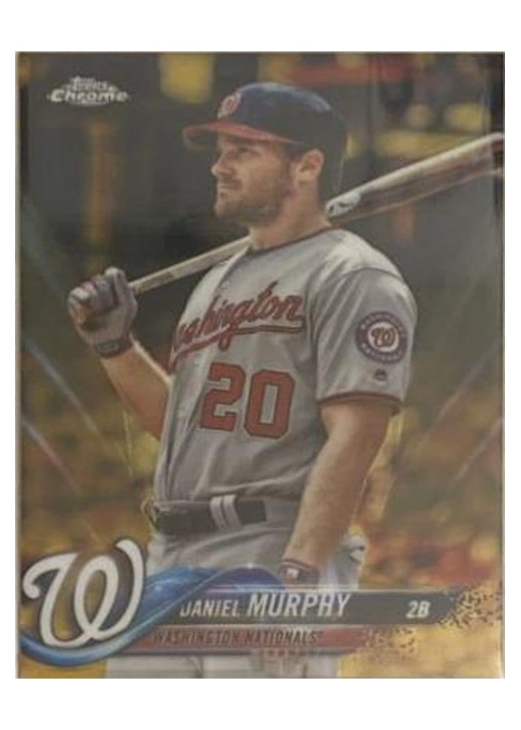 2018 Topps Chrome Base Set Daniel Murphy #196 card