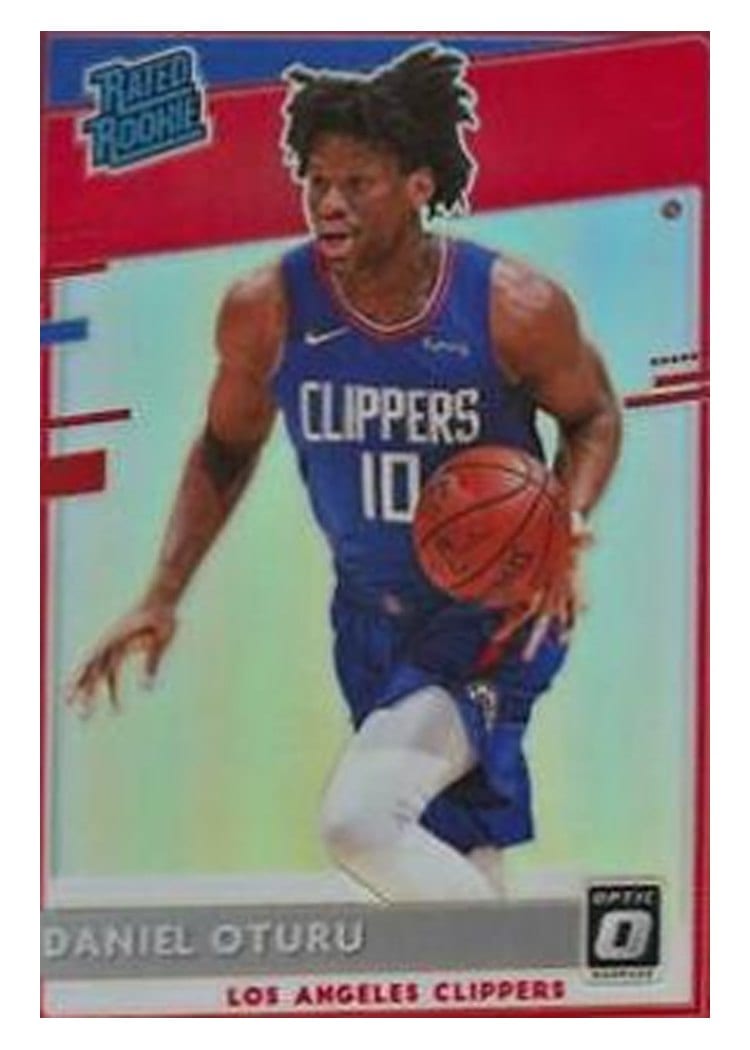 2020-21 Donruss Optic Base Set Daniel Oturu Red #183 card
