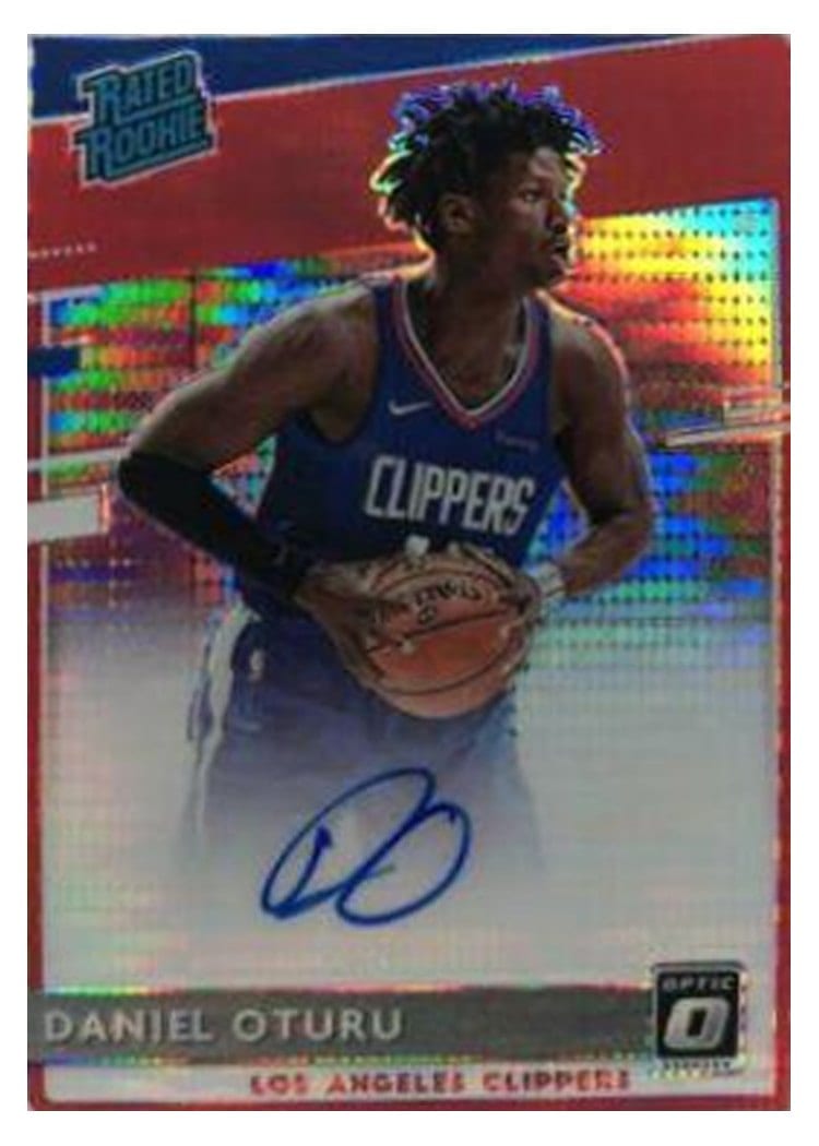 2020-21 Donruss Optic Base Set Daniel Oturu #183 card