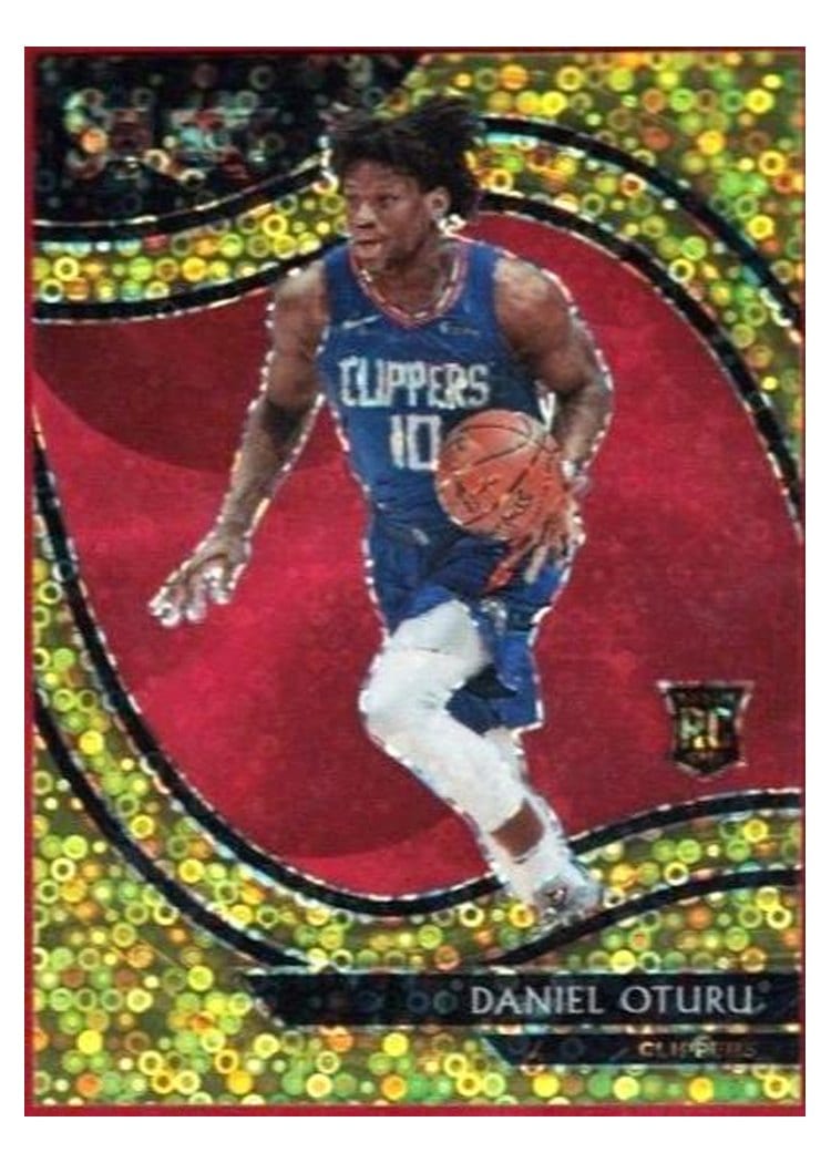 2020-21 Panini Select Base Set Daniel Oturu #268 card