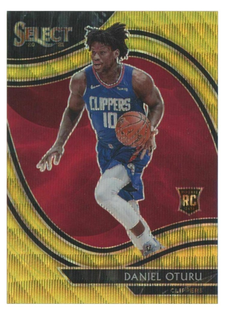 2020-21 Panini Select Base Set Daniel Oturu #268 card