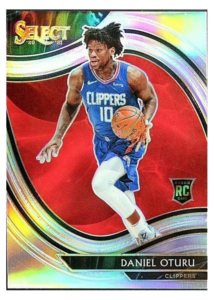 2020-21 Panini Select Base Set Daniel Oturu #268 card