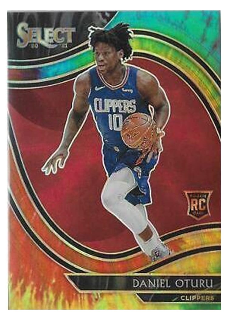 2020-21 Panini Select Base Set Daniel Oturu #268 card