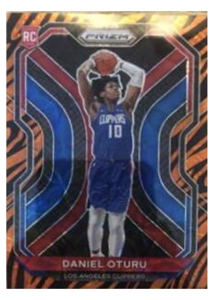 2020-21 Panini Select Base Set Daniel Oturu #268 card