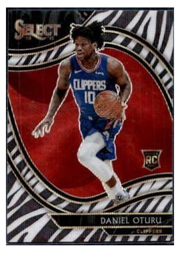 2020-21 Panini Select Base Set Daniel Oturu #268 card