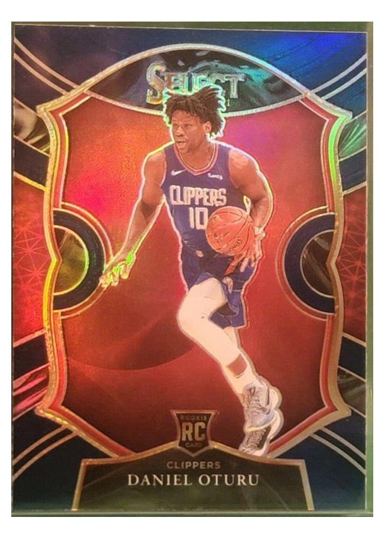 2020-21 Panini Select Base Set Daniel Oturu #93 card