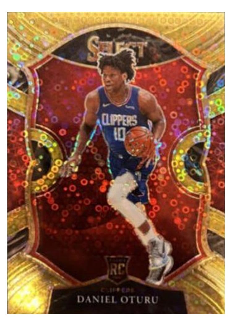 2020-21 Panini Select Base Set Daniel Oturu #93 card
