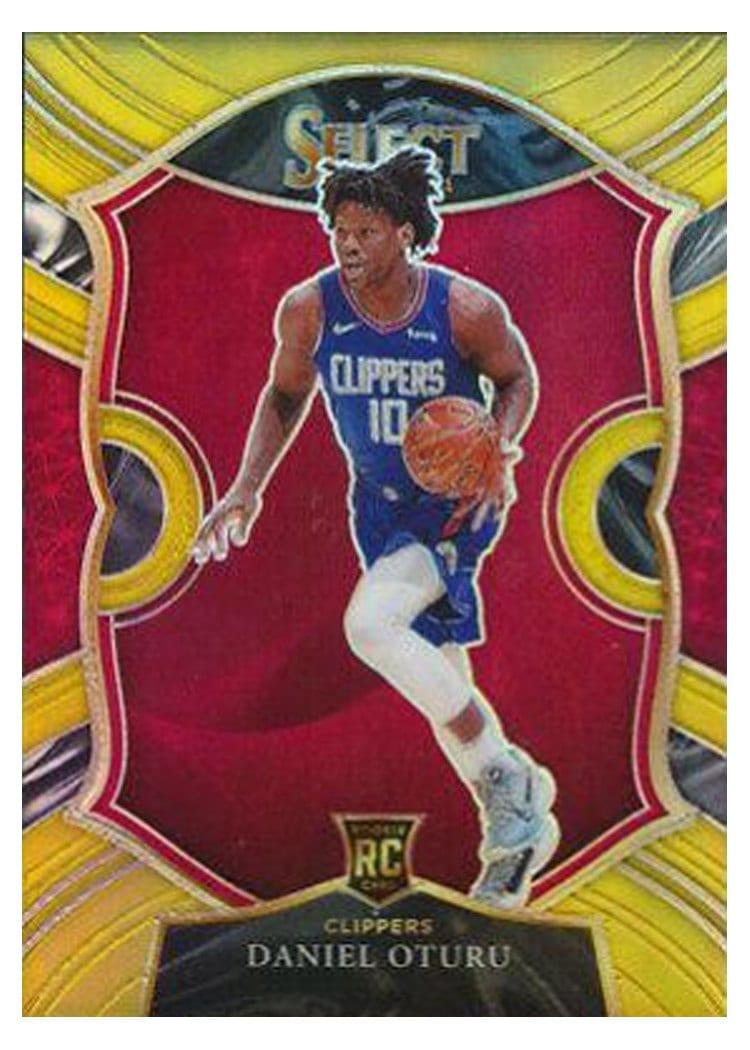 2020-21 Panini Select Base Set Daniel Oturu #93 card