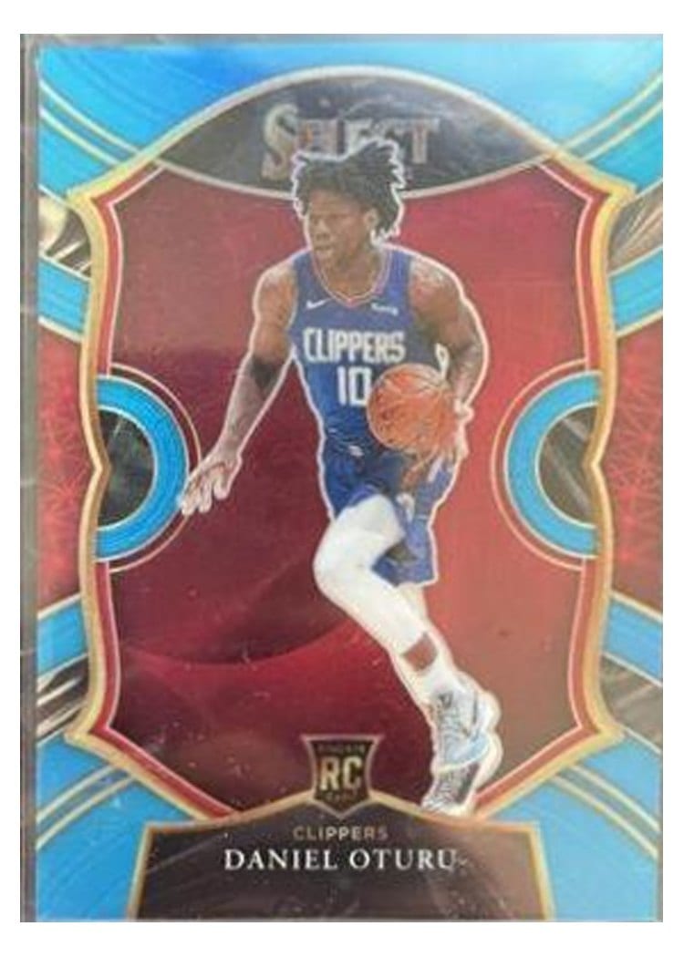 2020-21 Panini Select Base Set Daniel Oturu #93 card