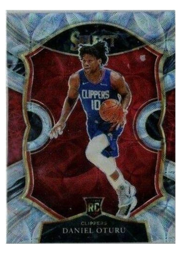 2020-21 Panini Select Base Set Daniel Oturu #93 card