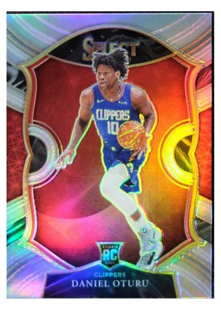 2020-21 Panini Select Base Set Daniel Oturu #93 card