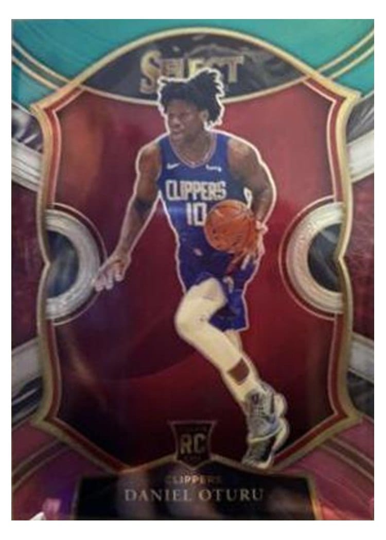 2020-21 Panini Select Base Set Daniel Oturu #93 card