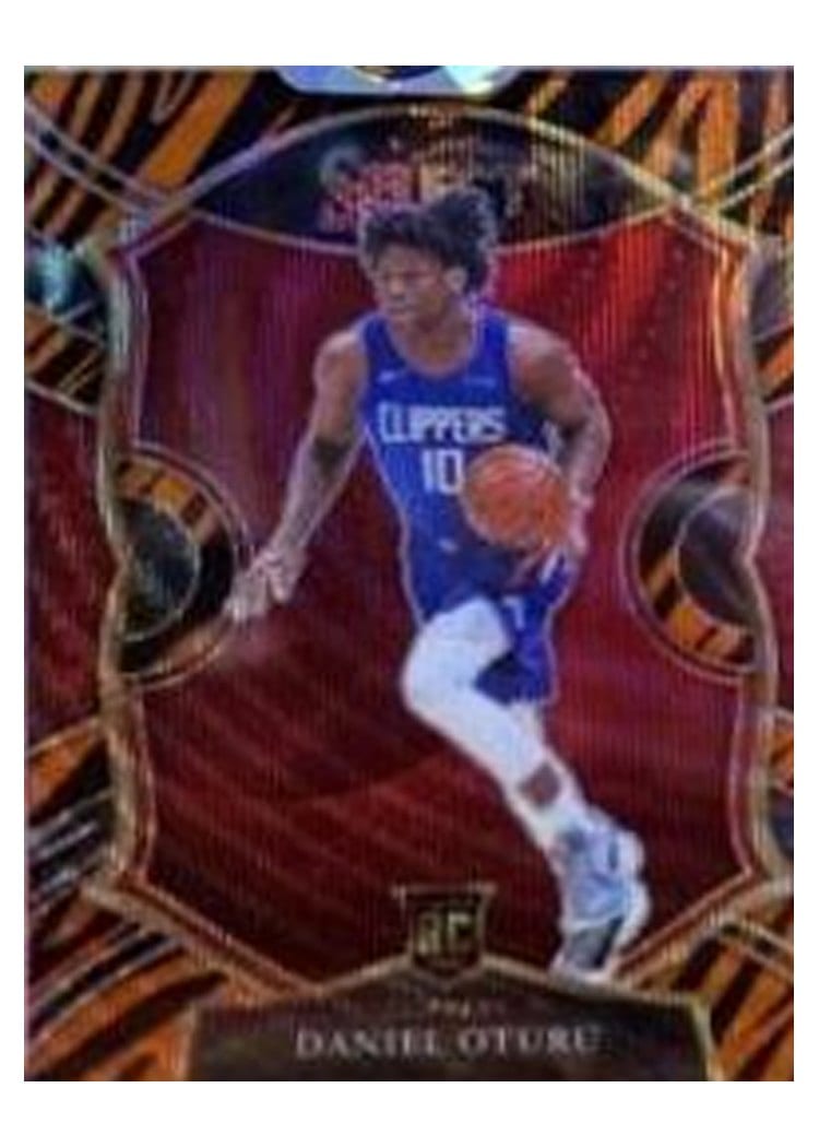 2020-21 Panini Select Base Set Daniel Oturu #93 card