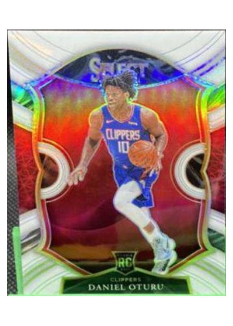 2020-21 Panini Select Base Set Daniel Oturu #93 card
