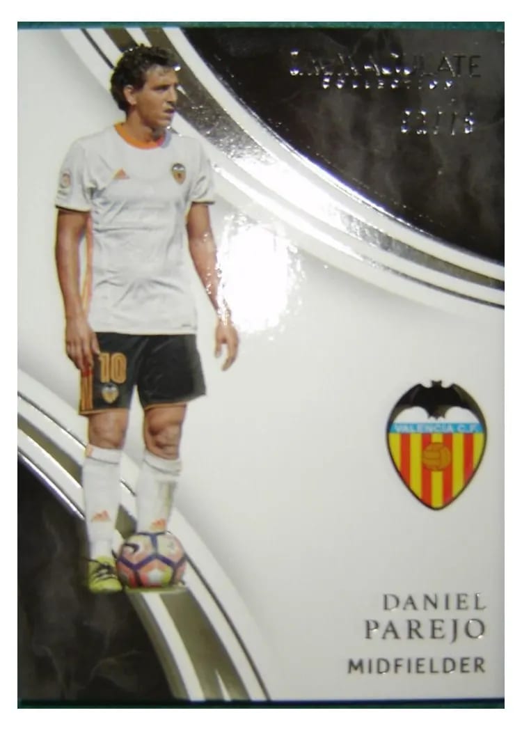 2017 Panini Immaculate Daniel Parejo #39 card