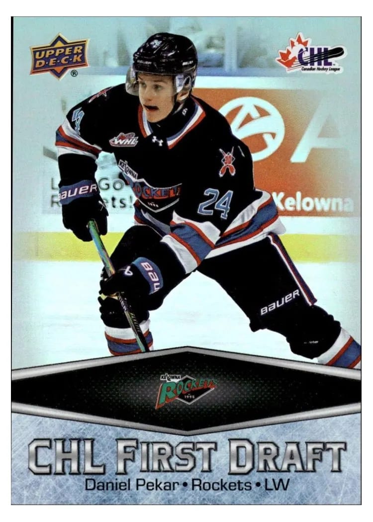 2025 Upper Deck CHL First Draft Daniel Pekar #FD-12 card