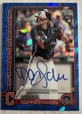 2025 Topps Chrome Update Sapphire Chrome Sapphire Autographs Daniel Schneemann #USA-DS card