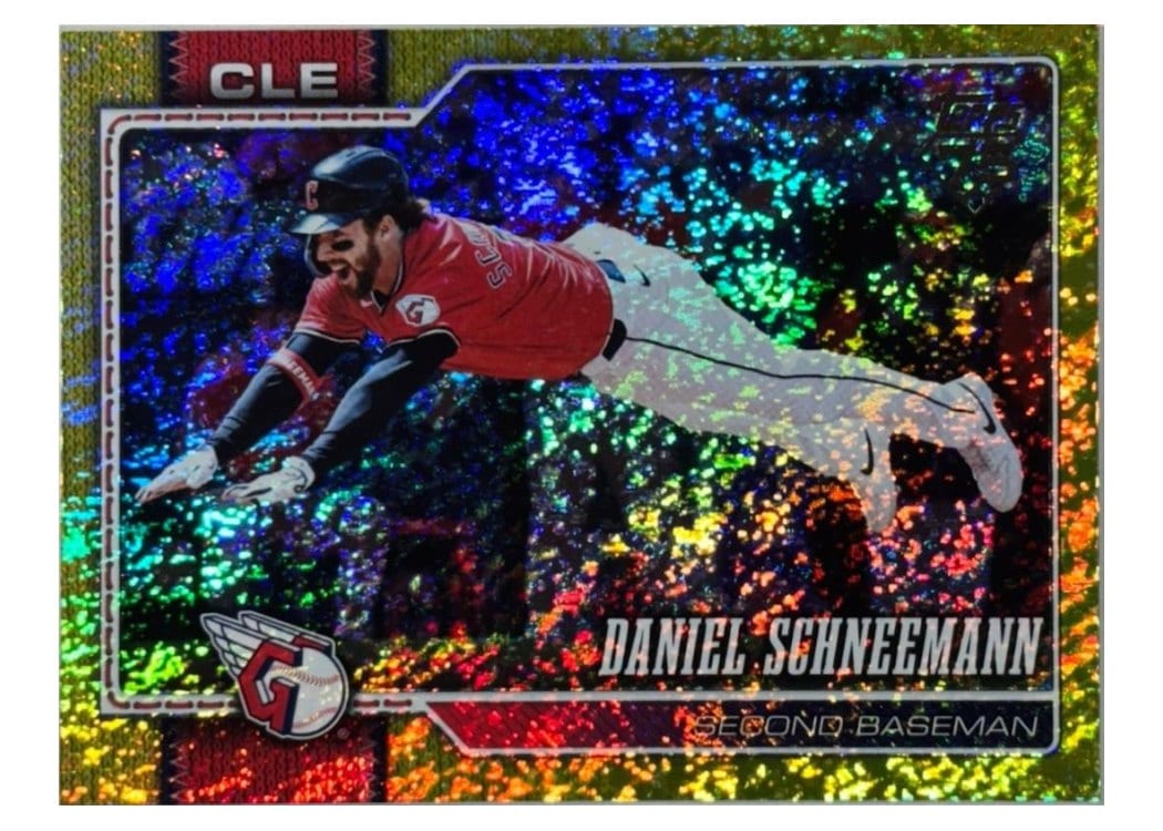 2026 Topps Base Set Daniel Schneemann Yellow Holo #59 card