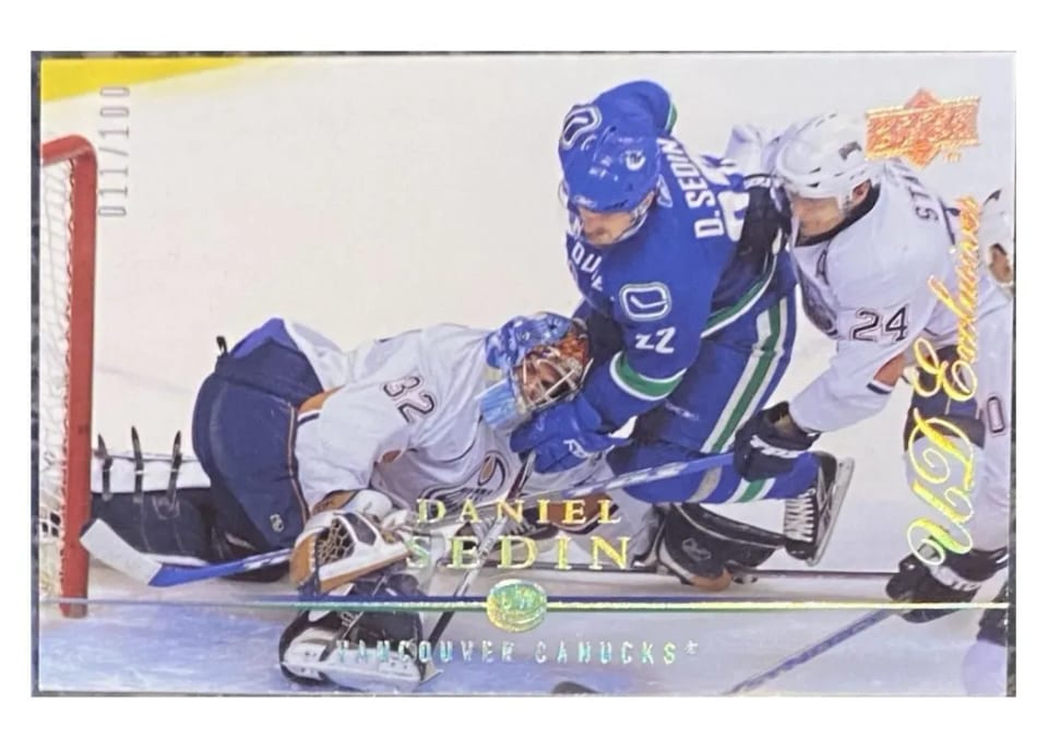 2008 Upper Deck Daniel Sedin #11 card