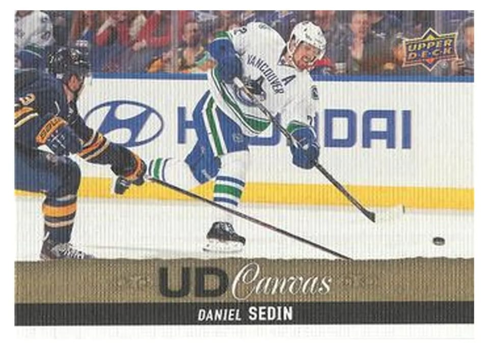 2013 Upper Deck Canvas Daniel Sedin #C207 card