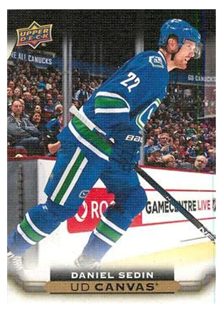 2015 Upper Deck Canvas Daniel Sedin #C202 card