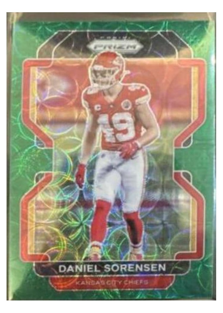 2021 Panini Prizm Base Set Daniel Sorensen Green Scope Prizm #193 card