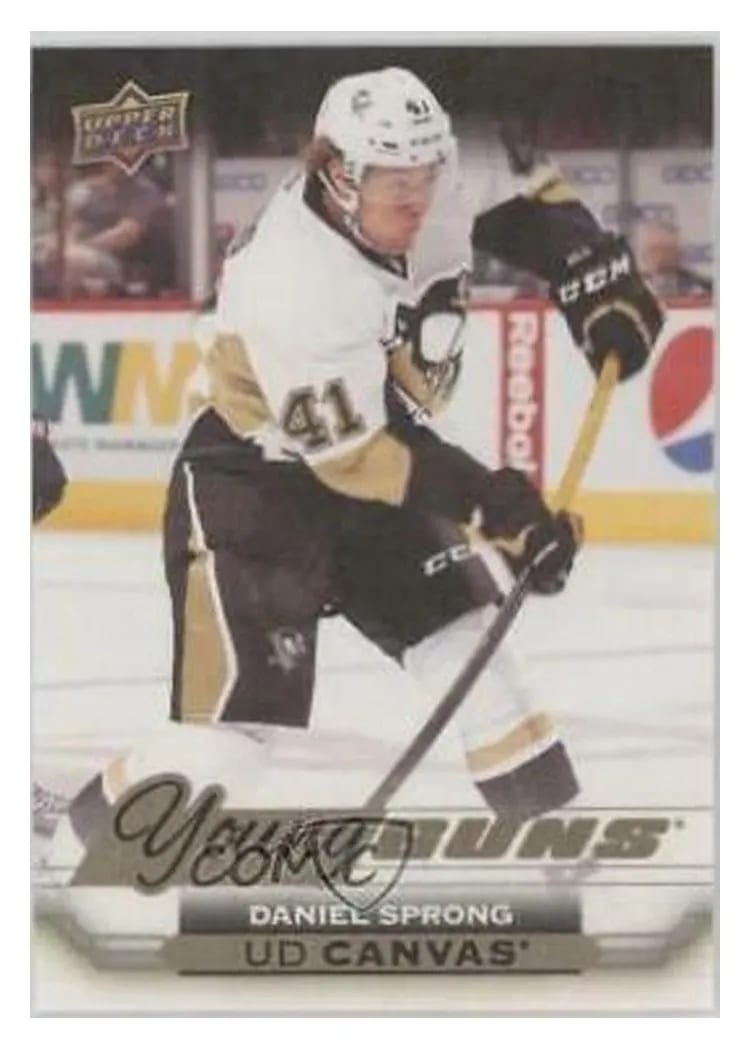 2015 Upper Deck Canvas Daniel Sprong #C110 card