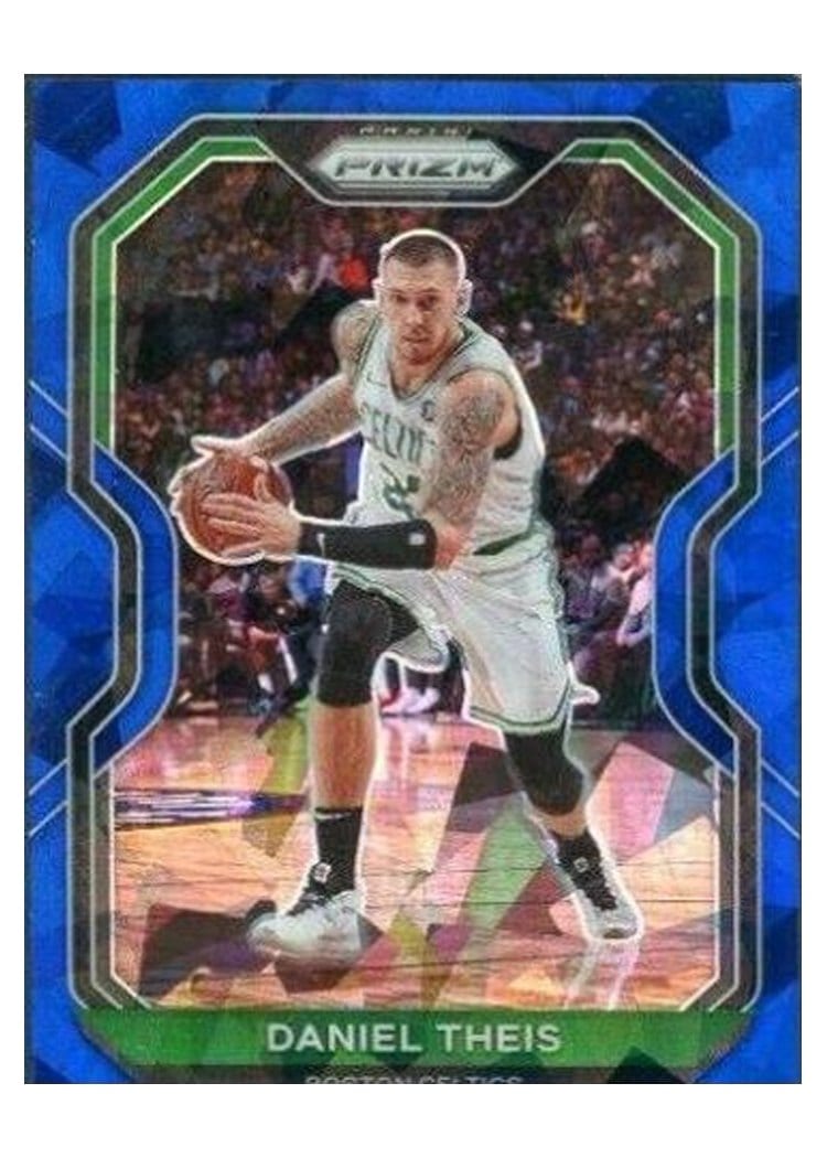 2020-21 Panini Prizm Base Set Daniel Theis Blue Ice Prizm #121 card