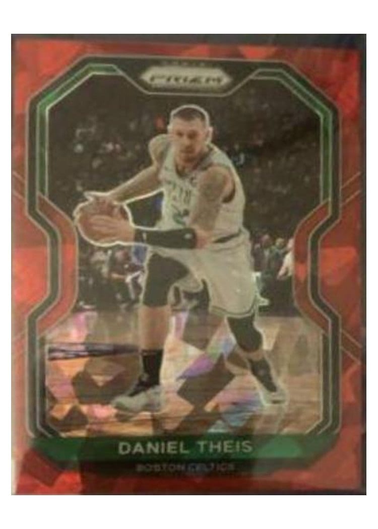 2020-21 Panini Prizm Base Set Daniel Theis Red Ice Prizm #121 card