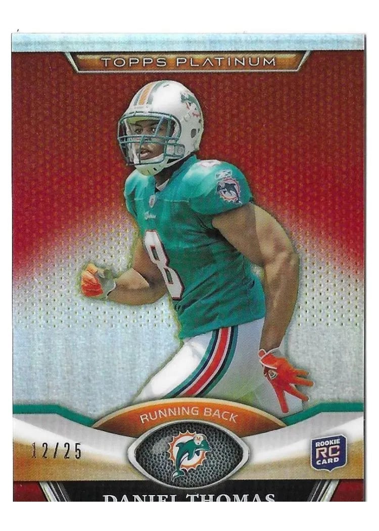 2011 Topps Platinum Daniel Thomas #44 card