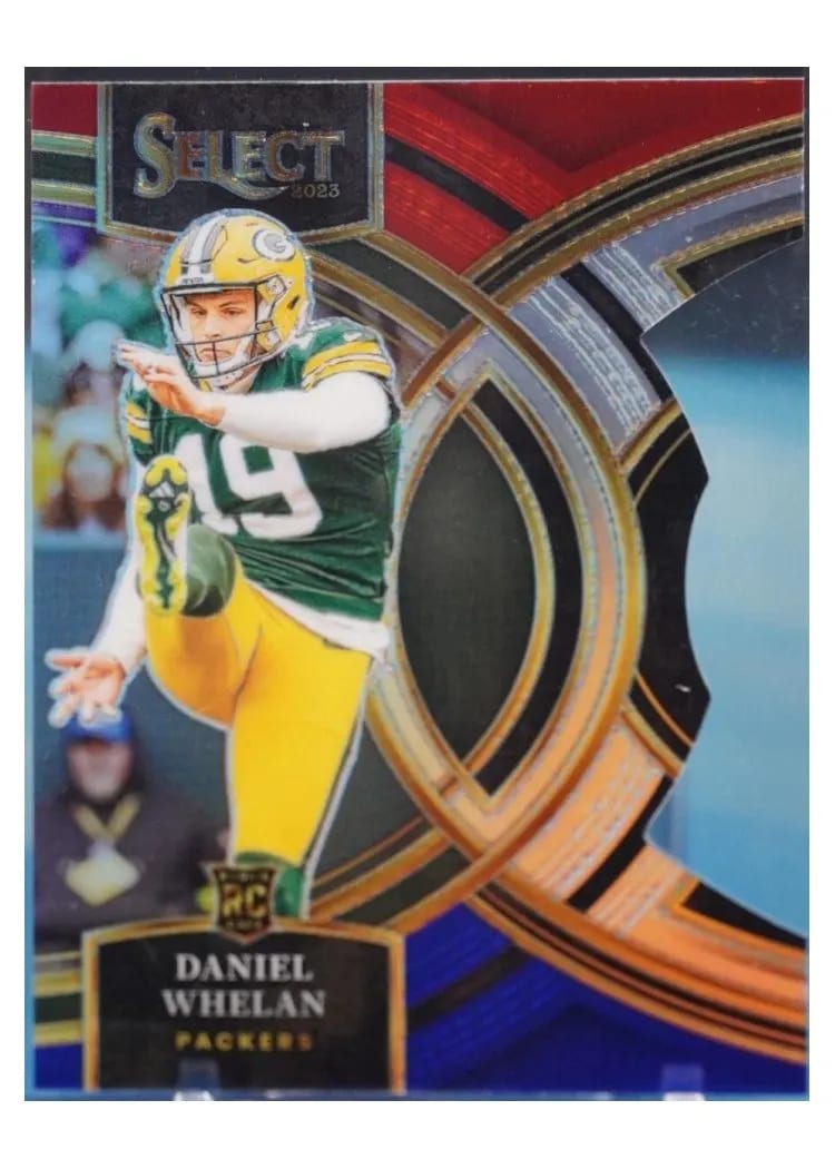 2023 Panini Select Base Set Daniel Whelan Red Blue Prizm Die-Cut #161 card