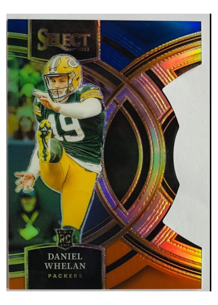 2023 Panini Select Base Set Daniel Whelan Blue Orange Prizm Die-Cut #161 card