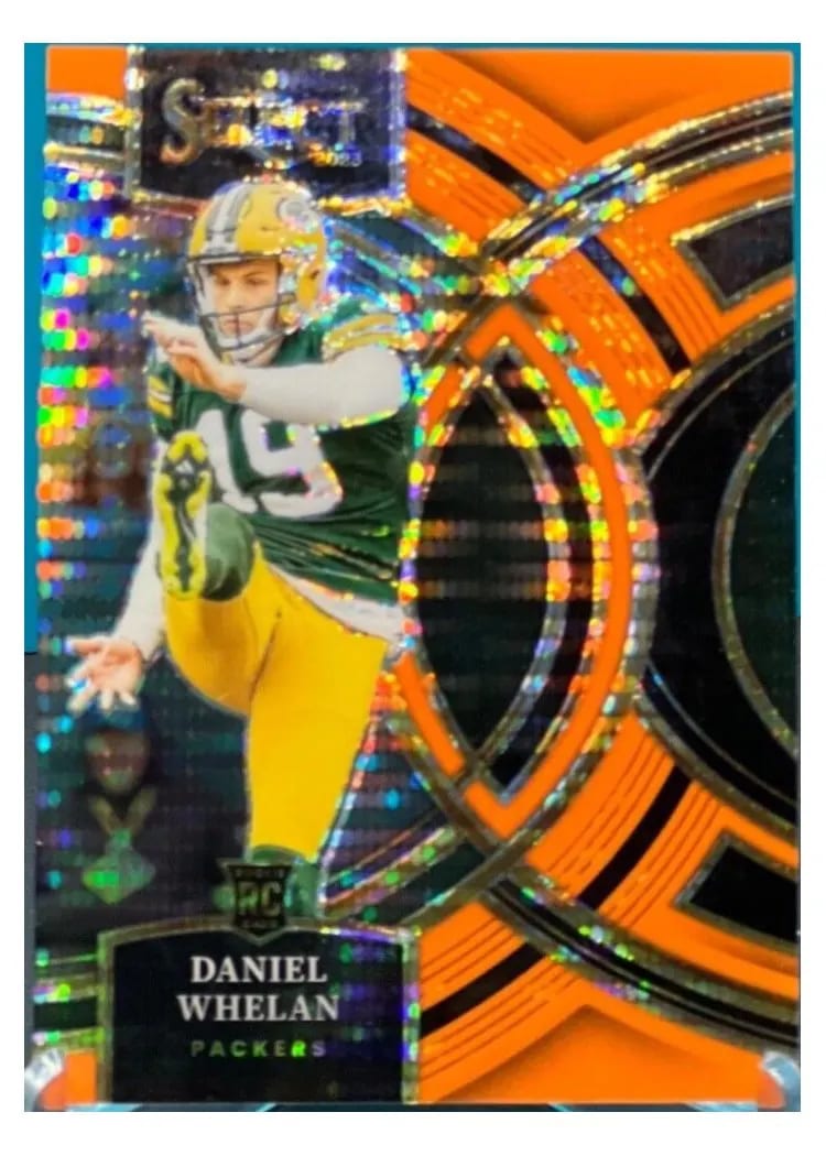 2023 Panini Select Base Set Daniel Whelan Neon Orange Pulsar Prizm #161 card