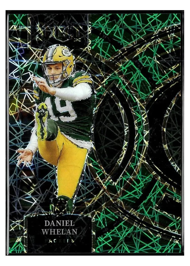 2023 Panini Select Base Set Daniel Whelan Green Prizm #161 card