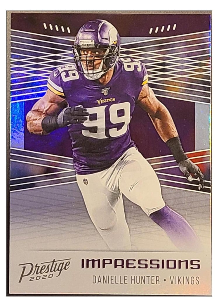 2020 Panini Prestige Impressions Danielle Hunter #IM-DH card