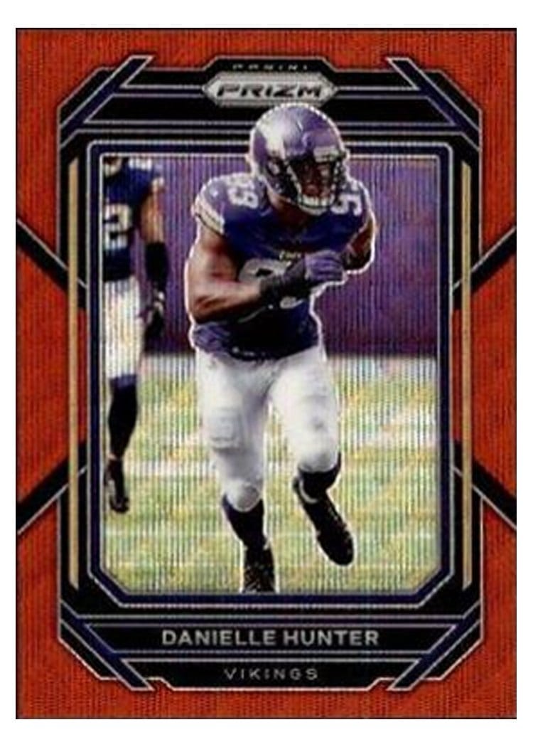 2022 Panini Prizm Base Set Danielle Hunter Red Wave #194 card