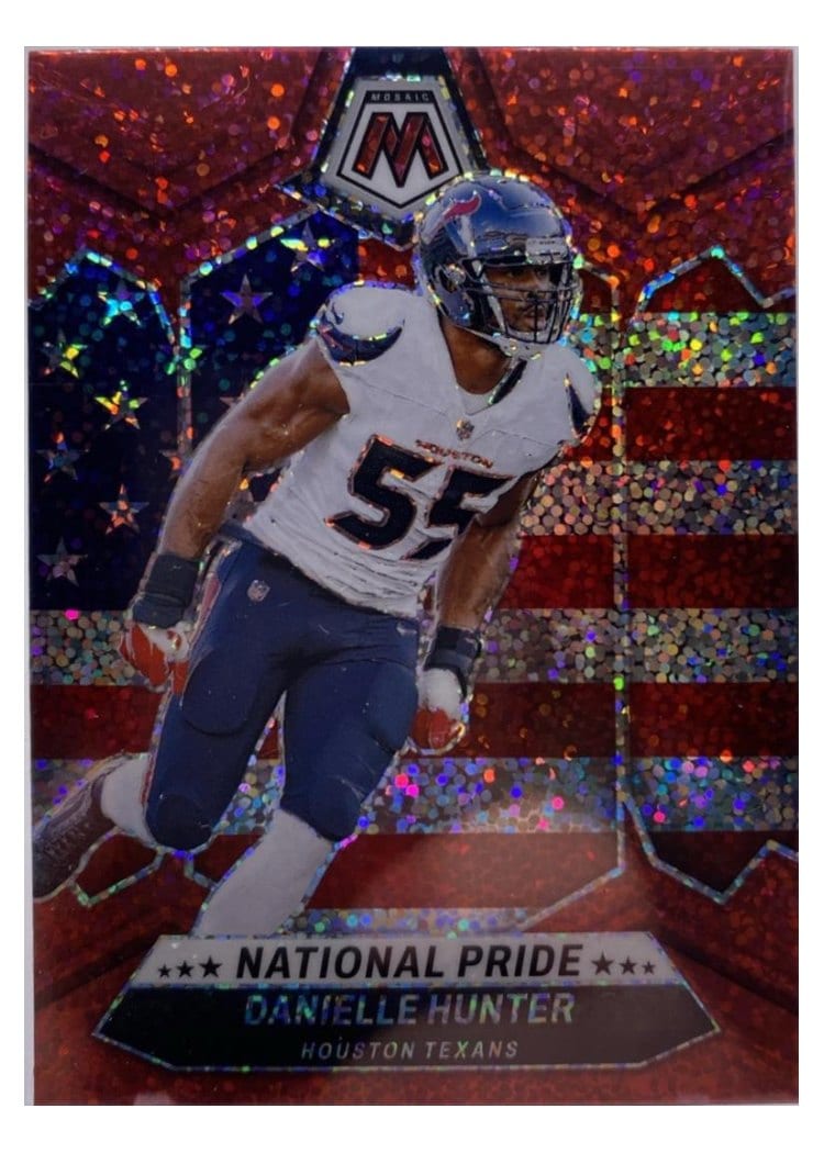 2024 Panini Mosaic Base Set Danielle Hunter Red Sparkle #270 card