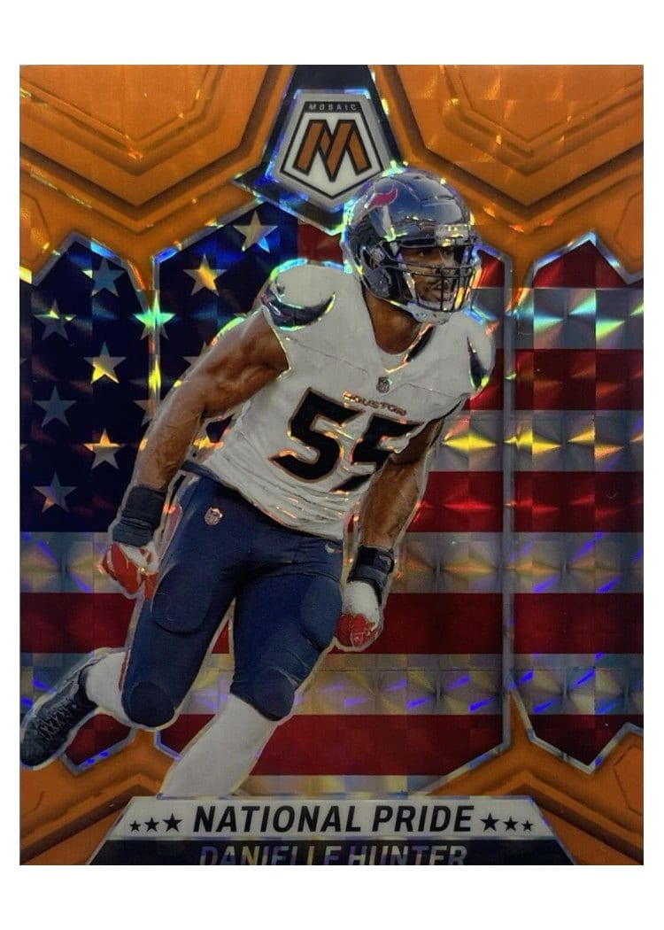 2024 Panini Mosaic Base Set Danielle Hunter Orange Fluorescent #270 card
