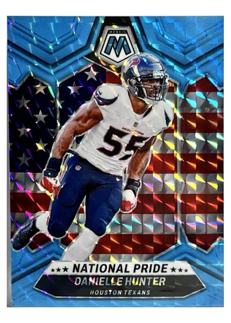 2024 Panini Mosaic Base Set Danielle Hunter Blue Fluorescent #270 card